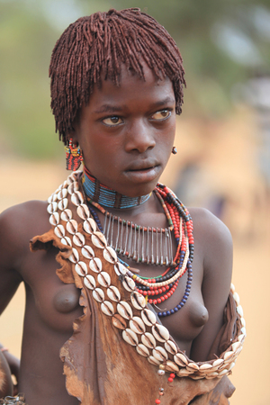 Boyfriend With Girl Friends African Tribal Girl